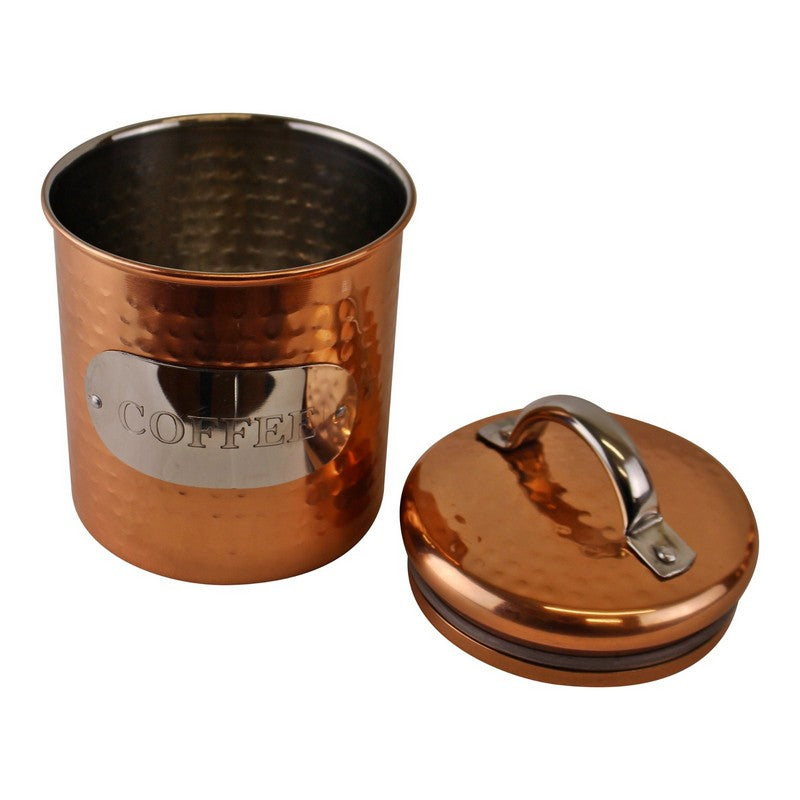 Essentials 3 x Metal Tins Twist Lid 1.1 Litres - Copper