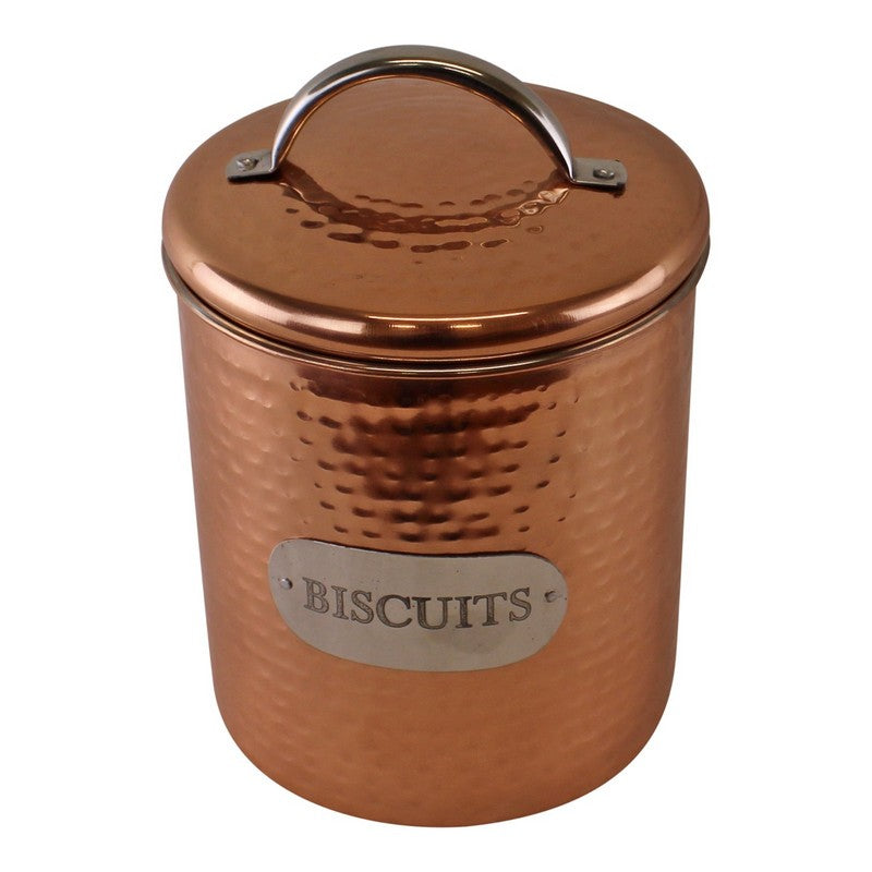 Geko Metal Tin Twist Lid 2.62 Litres - Copper