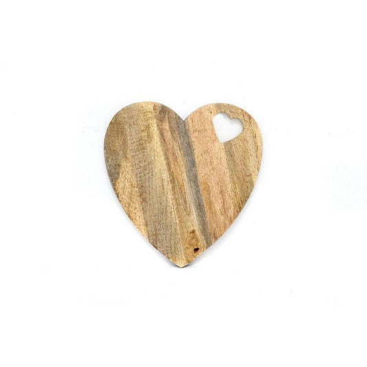 Scarthingwell Heart Chopping Board Wood - 40cm