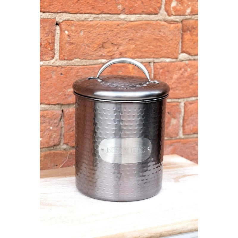 Geko Metal Tin 3.39 Litres - Grey