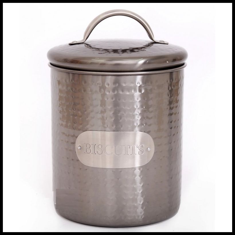 Geko Metal Tin 3.39 Litres - Grey