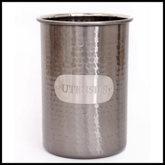 Geko Metal Utensil Holder 2.39 Litres - Grey