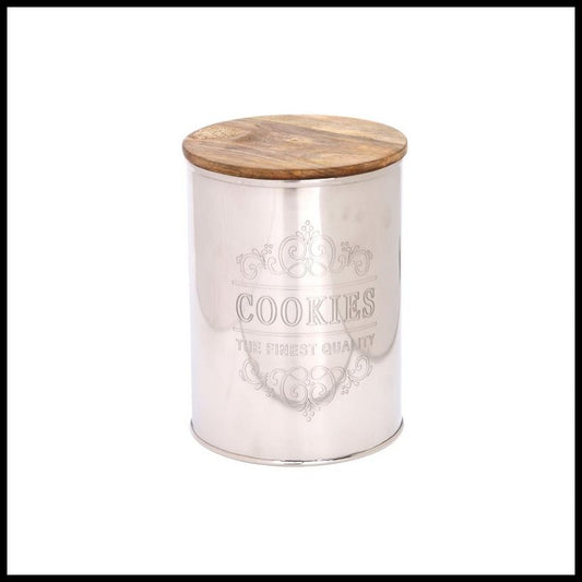 Geko Metal Tin 3.18 Litres - Silver