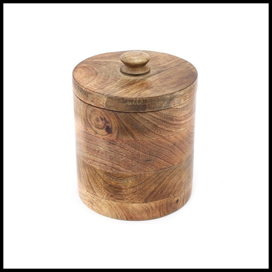 Geko Wood Jar 2.92 Litres - Natural