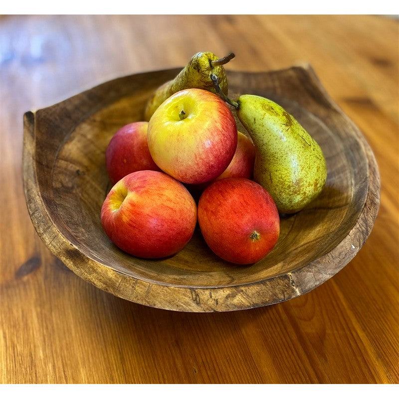 Scarthingwell Triangular Bowl Wood - 28cm