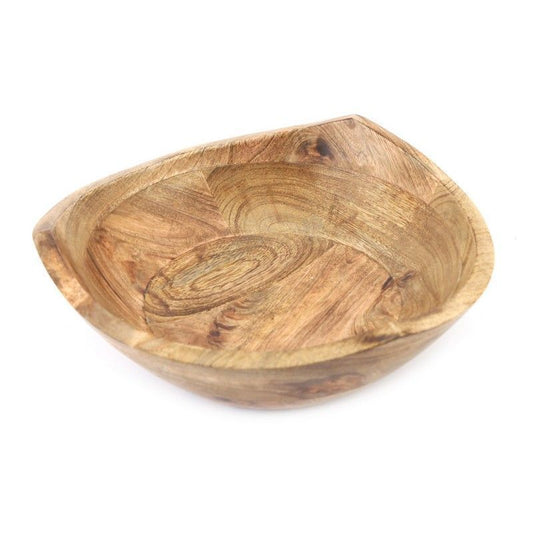 Scarthingwell Triangular Bowl Wood - 28cm