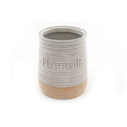 Ceramic Utensil Holder 1.84 Litres - White