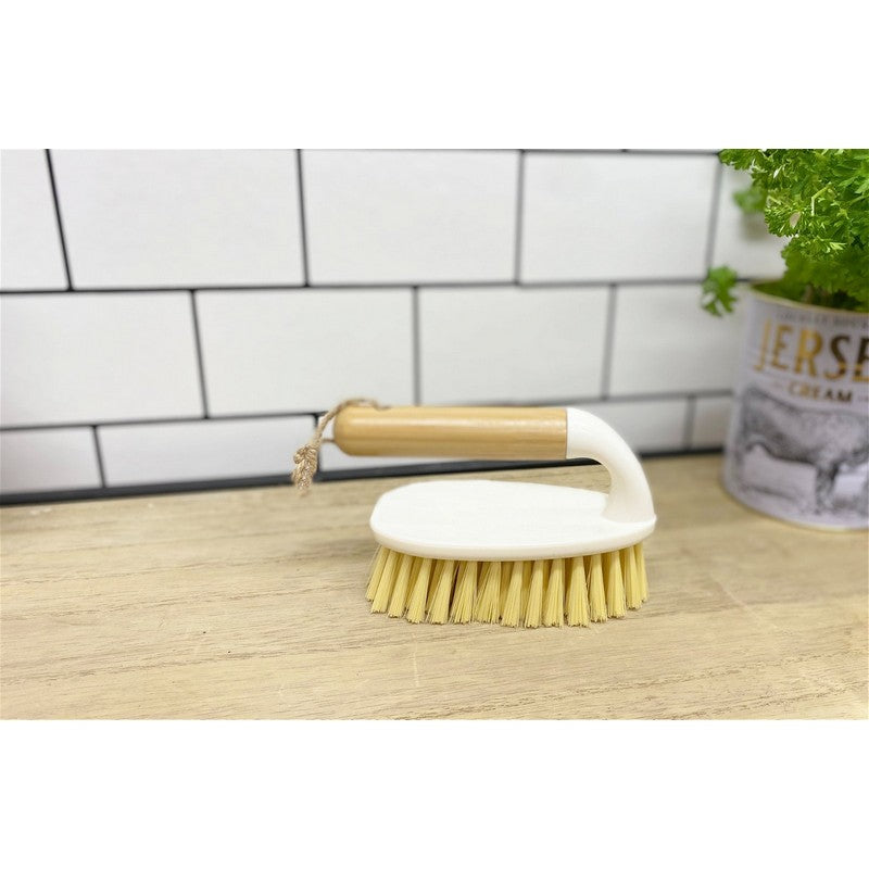 Scarthingwell Kind Home Scrubbing Brush White - 14cm