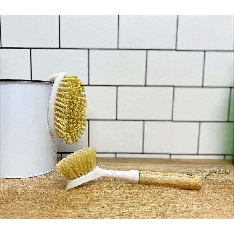 Kind Home Scrubbing Brush White - 21cm