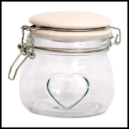 Geko Glass Jar Clip-top Lid 945ml - Clear