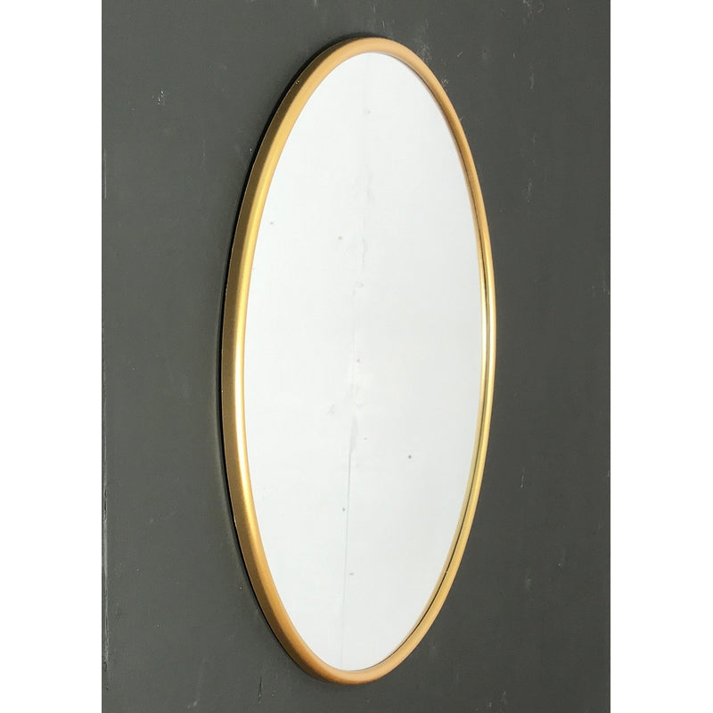 Geko Contemporary Wall Mirror Plastic Gold 50cm