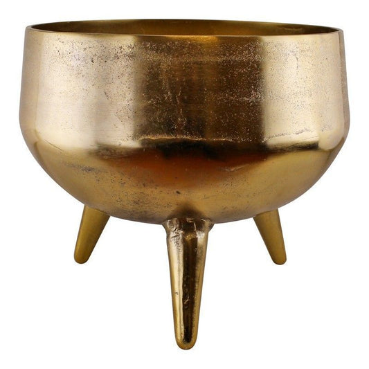 Scarthingwell Planter Metal Gold - 35cm