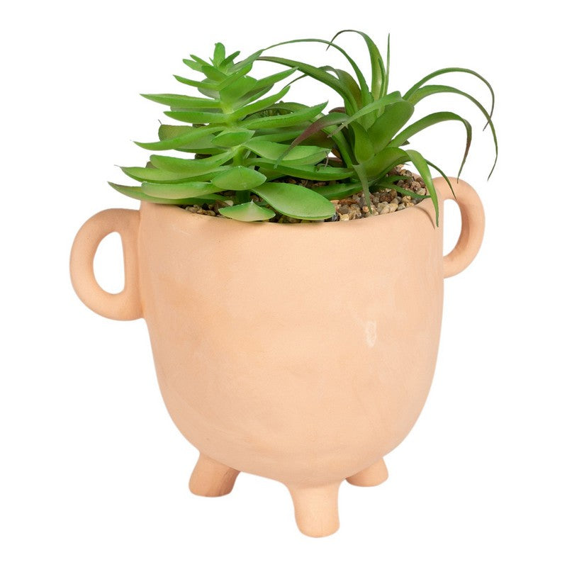 Scarthingwell Face Faux Succulent Terracotta - 27cm