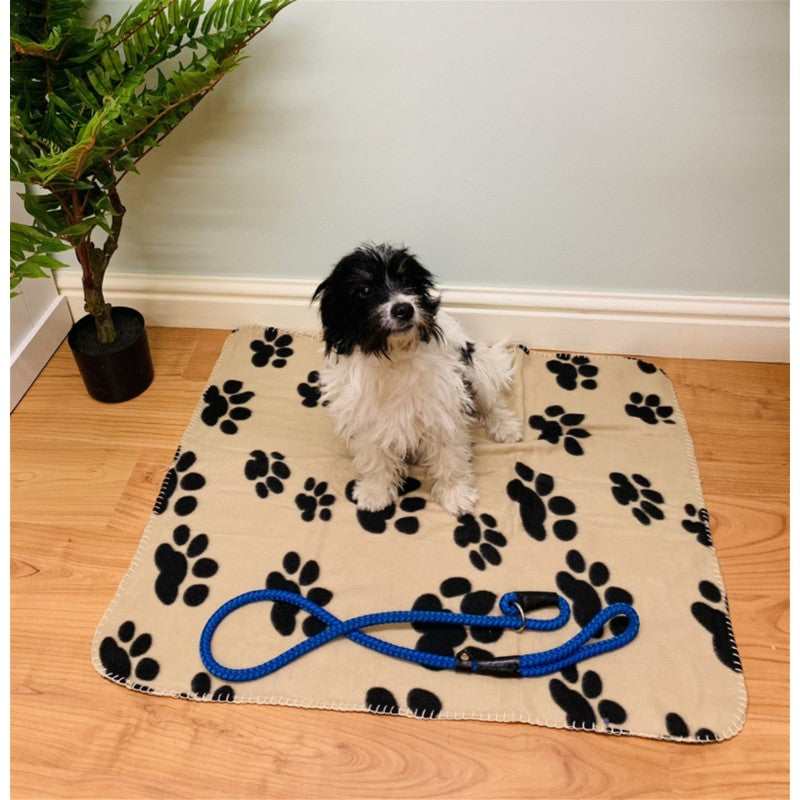 Geko Medium Dog Blanket Beige Fleece 80cm by Geko