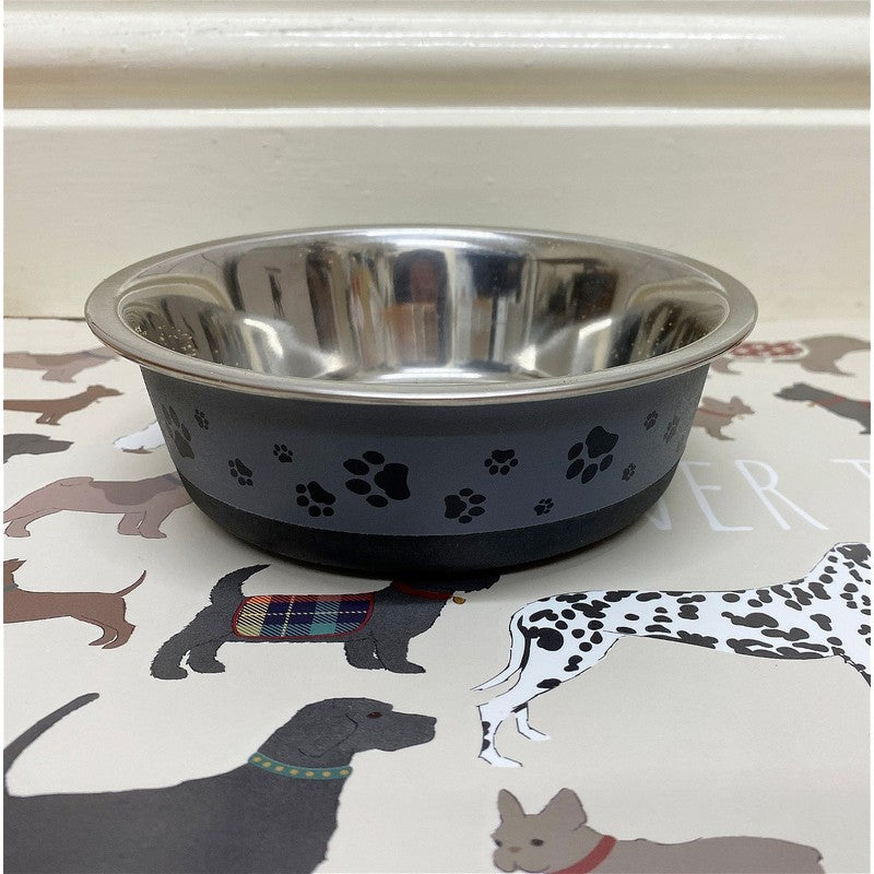 Geko Cat and Dog Bowl Grey Stainless Steel 0.8 ml by Geko