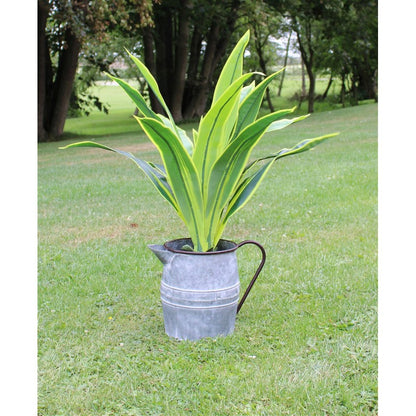 Scarthingwell Jug Planter Metal Silver - 34cm