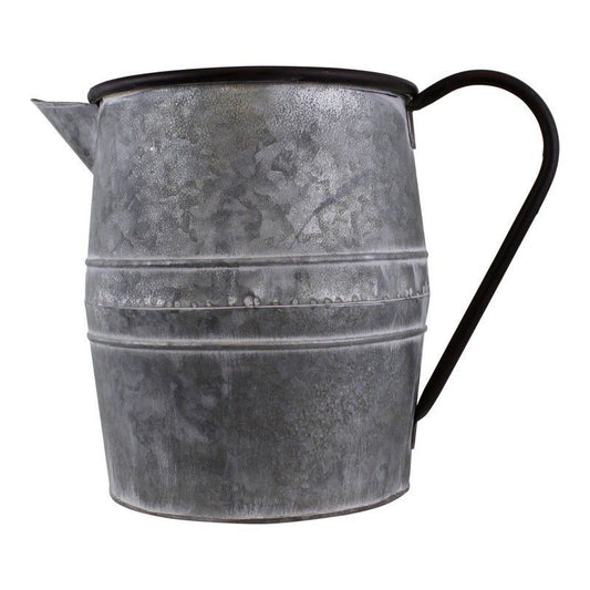 Scarthingwell Jug Planter Metal Silver - 34cm