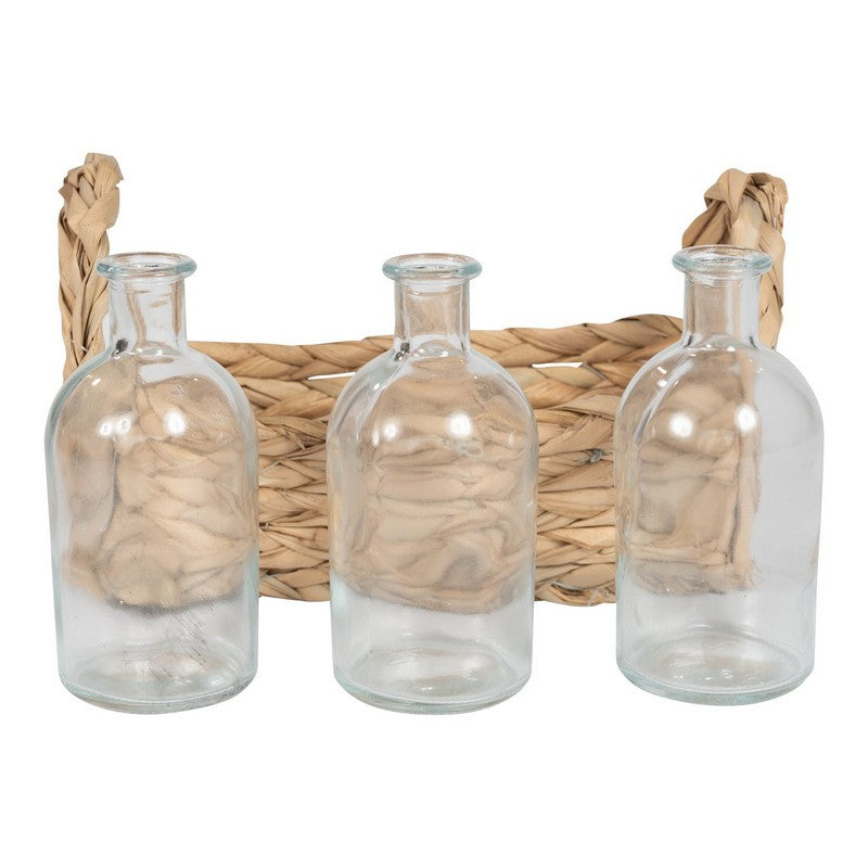 Scarthingwell 3x Bottle Vase Glass - 14cm