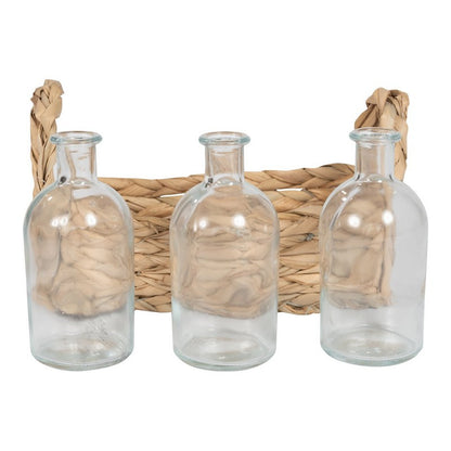 Scarthingwell 3x Bottle Vase Glass - 14cm