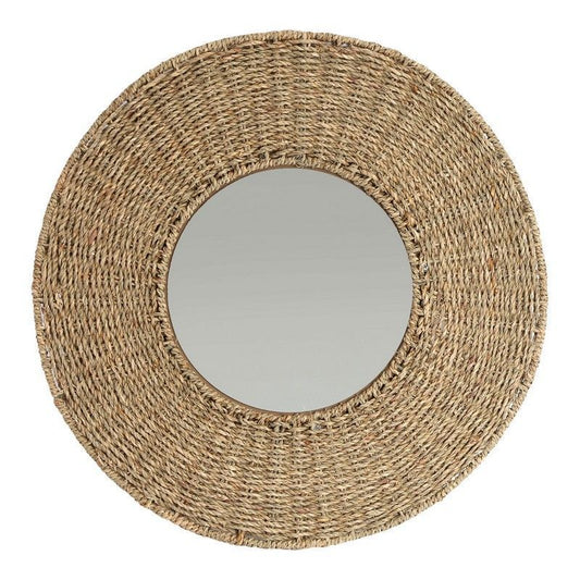 Geko Natural Wall Mirror Wicker Natural 50cm