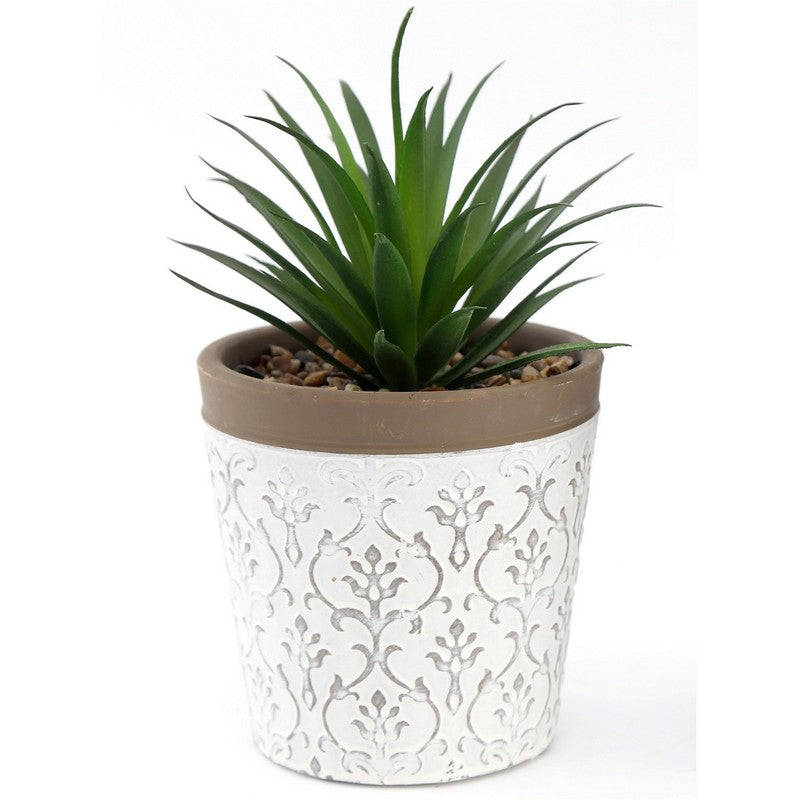 Artificial Plant Terracotta White - 20cm