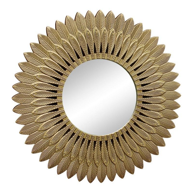 Geko Deco Wall Mirror Gold 50cm