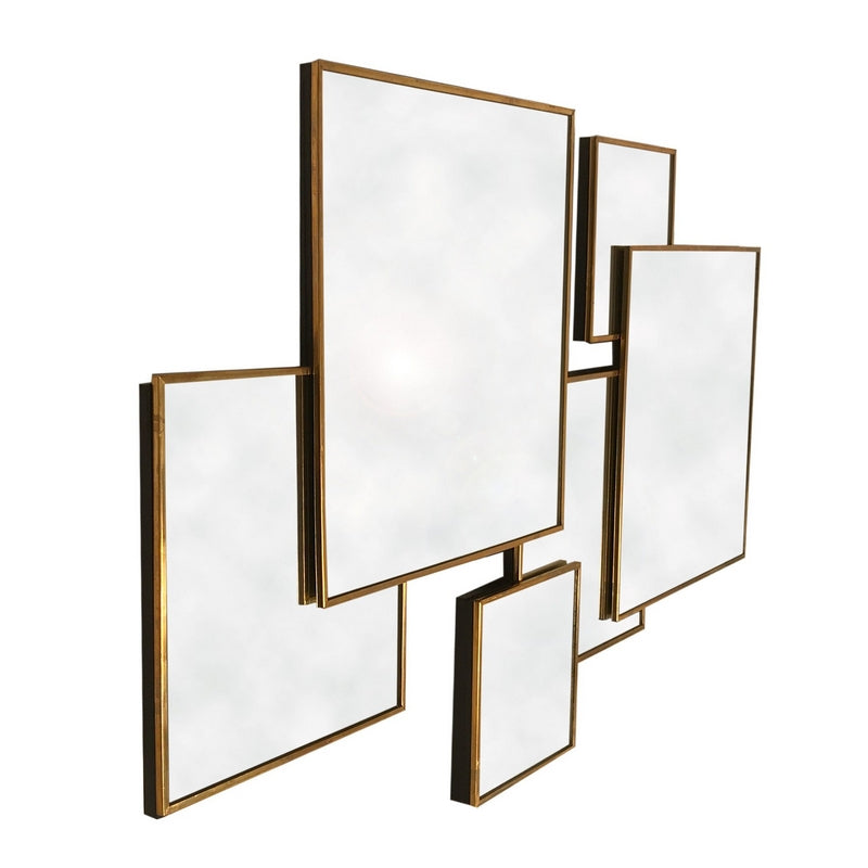 Geko Deco Wall Mirror Gold 55cm