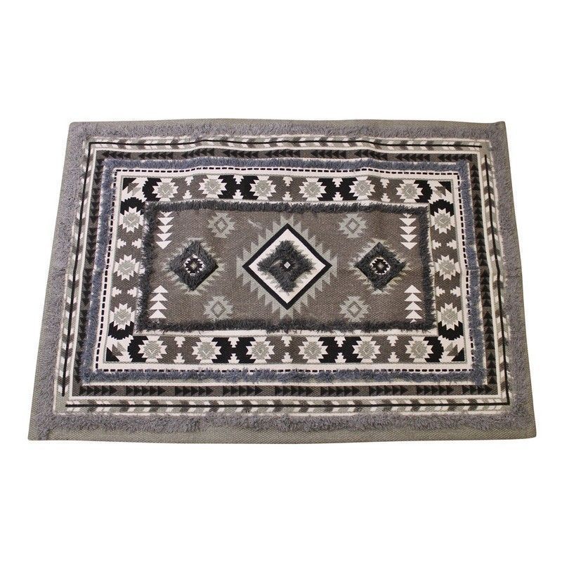 Scarthingwell Rug Cotton with Aztec Pattern - 90cm