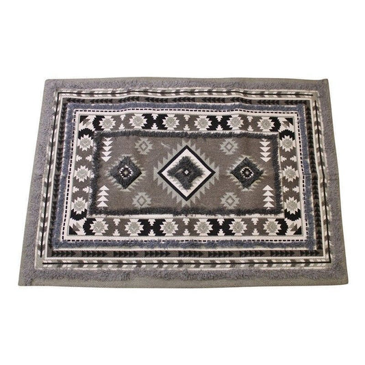 Scarthingwell Rug Cotton with Aztec Pattern - 90cm