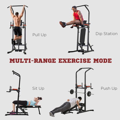 Adjustable&Folded Dip Stands Multi-Function Pull-ups Sit-ups