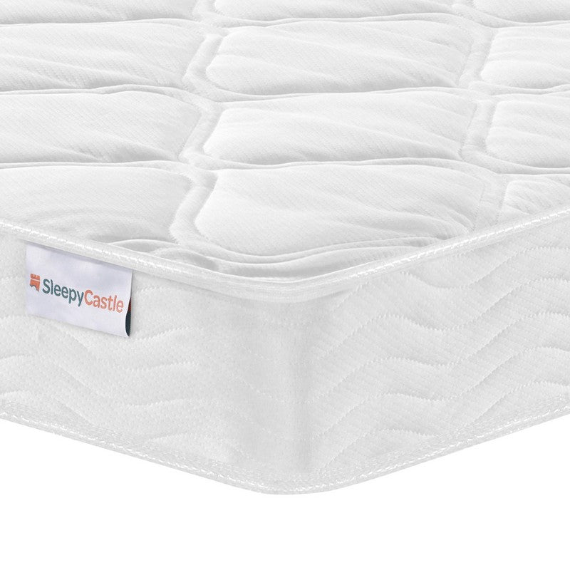 SleepyCastle Single Mattress Polyester White 3 x 6ft