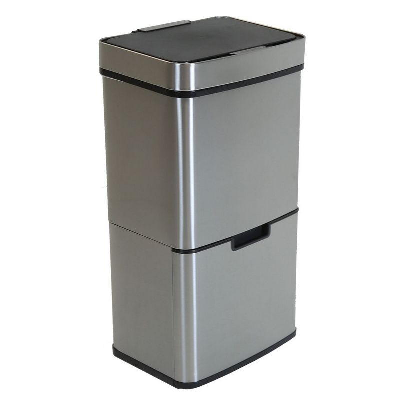 Wensum Wensum 3 Compartment Sensor Bin 62L