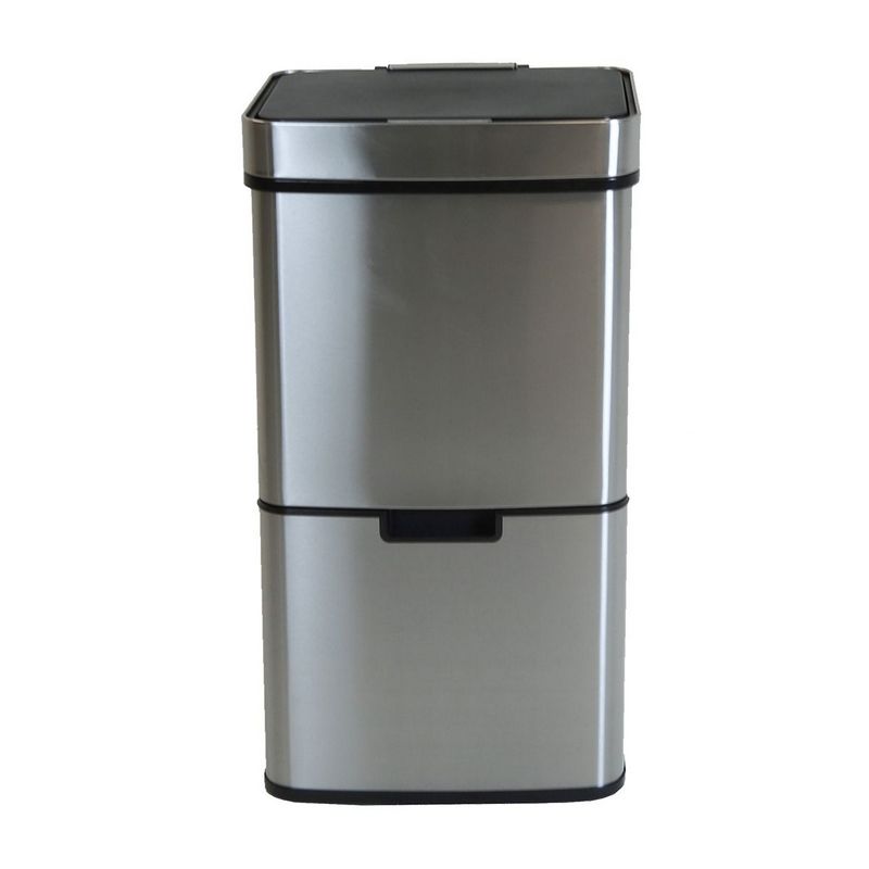 Wensum Wensum 3 Compartment Sensor Bin 62L