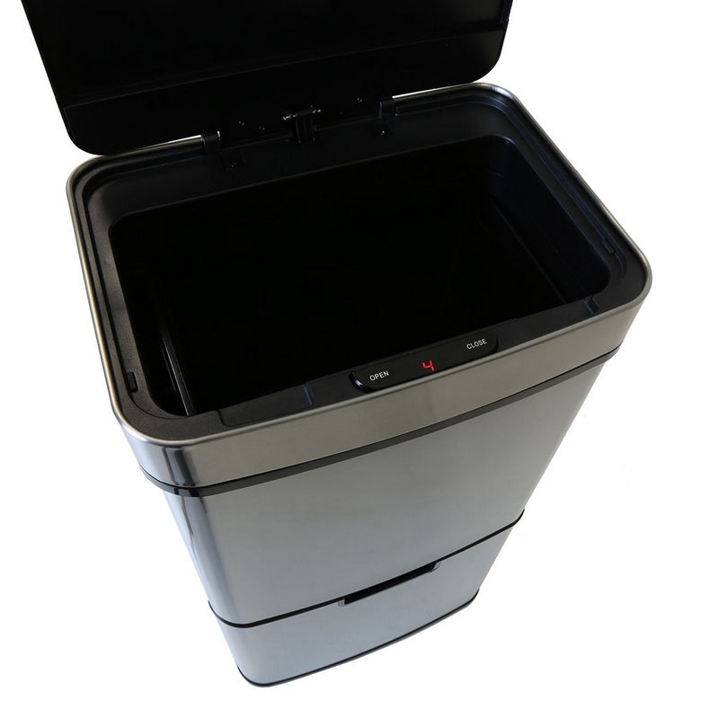 Wensum Wensum 3 Compartment Sensor Bin 62L