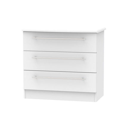 Swift Colby Chest of Drawers Light Grey 3 Drawers