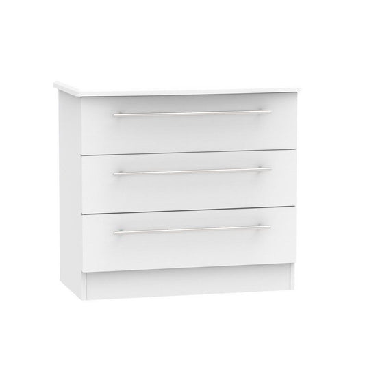 Swift Colby Chest of Drawers Light Grey 3 Drawers