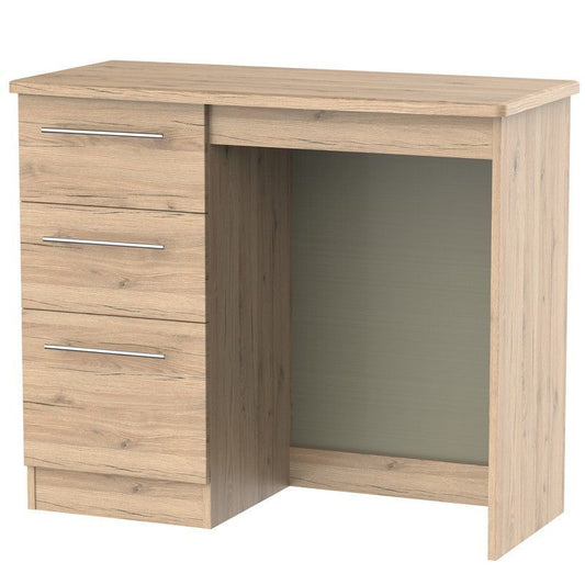 Swift Colby Desk Natural 3 Drawers