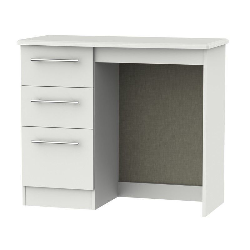 Swift Colby Desk Light Grey 3 Drawers