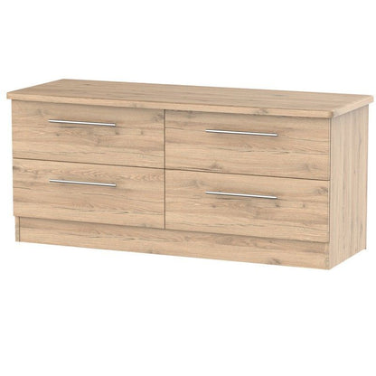 Swift Colby Large Chest of Drawers Natural 4 Drawers