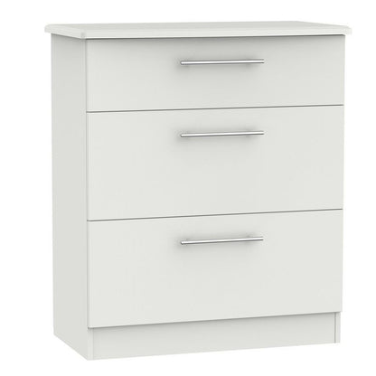 Swift Colby Chest of Drawers Light Grey 3 Drawers