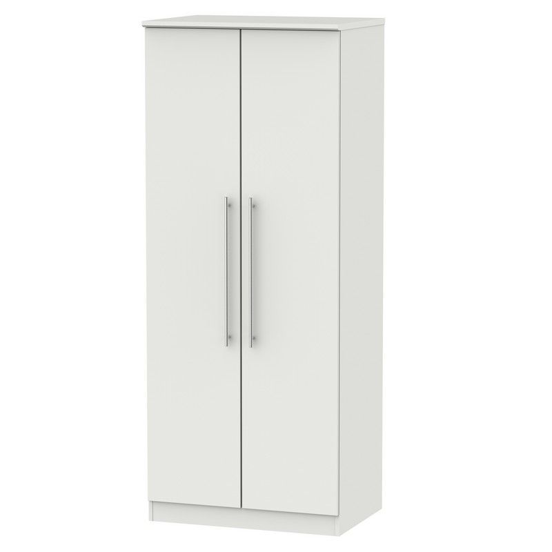 Swift Colby Tall Wardrobe Light Grey 2 Doors