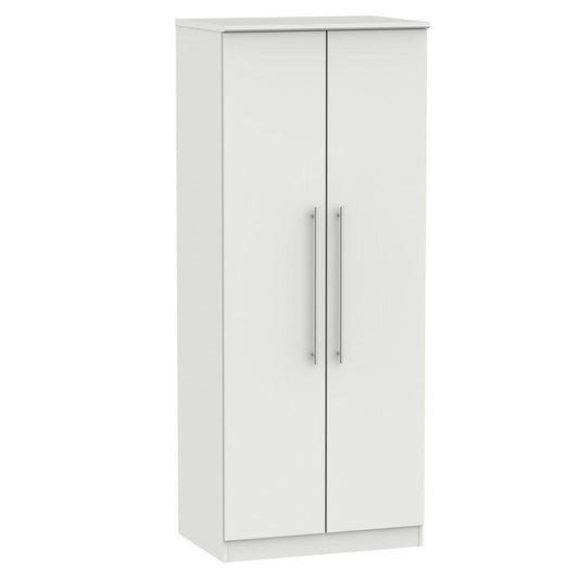 Swift Colby Tall Wardrobe Light Grey 2 Doors