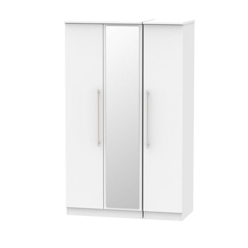 Swift Colby Tall Wardrobe Light Grey 3 Doors