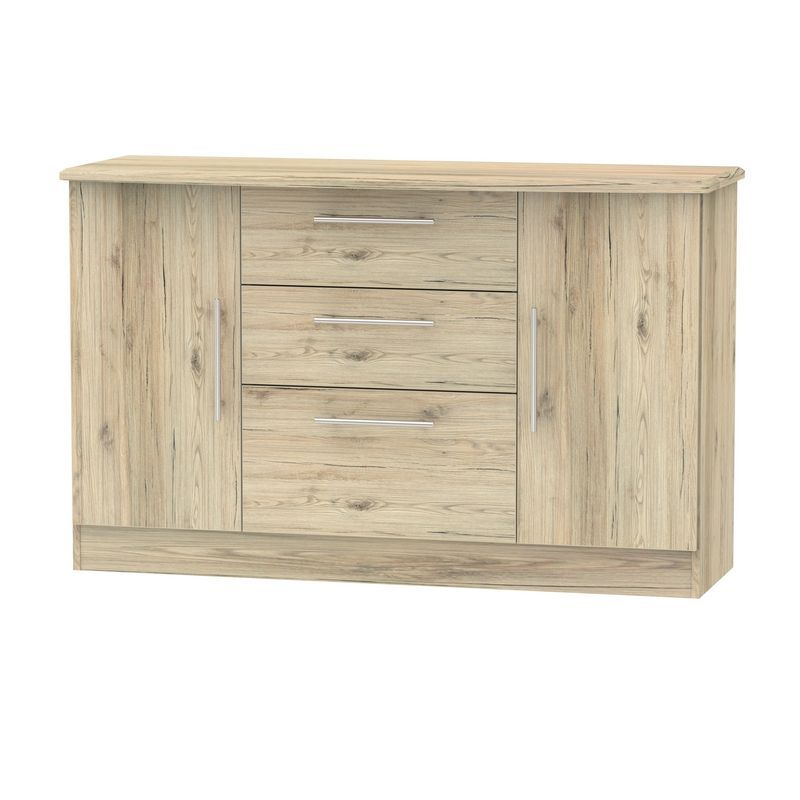 Swift Colby Large Sideboard Natural 2 Doors 3 Drawers