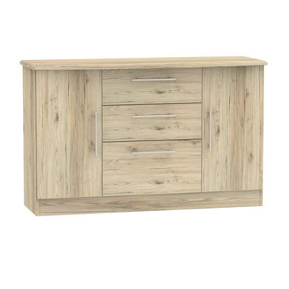 Swift Colby Large Sideboard Natural 2 Doors 3 Drawers