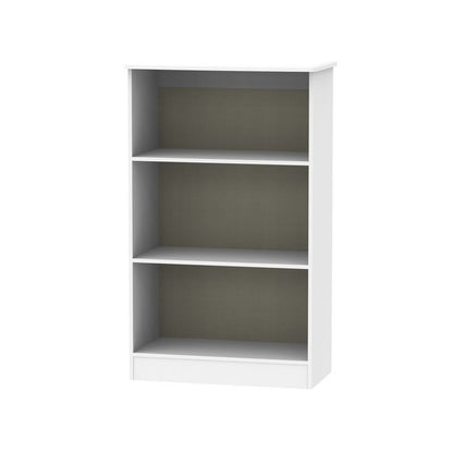 Swift Colby Tall Bookcase Grey 3 Shelves