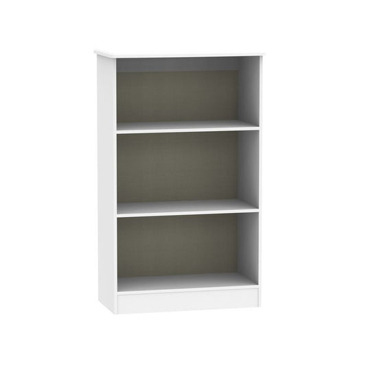 Swift Colby Tall Bookcase Grey 3 Shelves