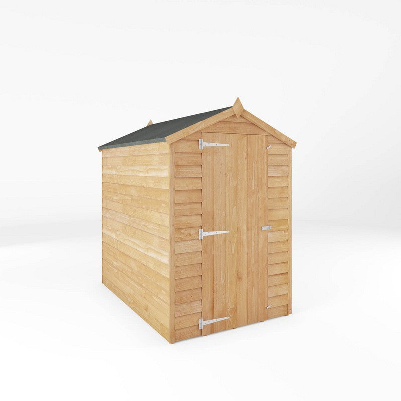 Mercia Mercia 5' 11" x 4' 3" Apex Shed - Budget 8mm Cladding Overlap