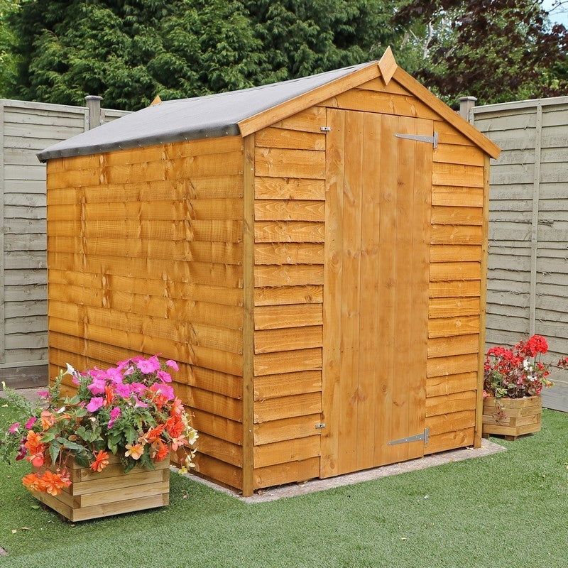 Mercia Mercia 5' 2" x 6' 11" Apex Shed - Budget Dip Treated Overlap