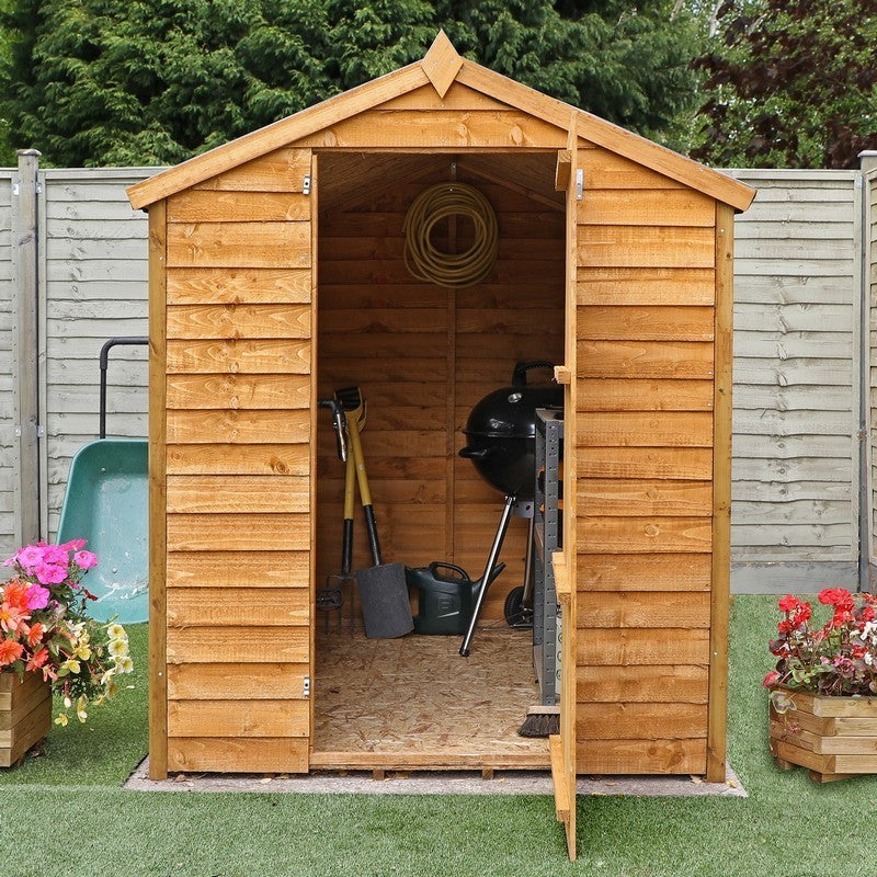 Mercia Mercia 5' 2" x 6' 11" Apex Shed - Budget Dip Treated Overlap